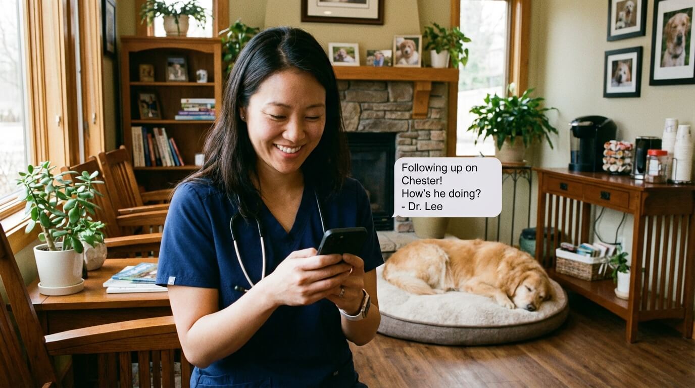 Nazorg na behandeling bij de dierenarts: zo bouw je een band met baasjes