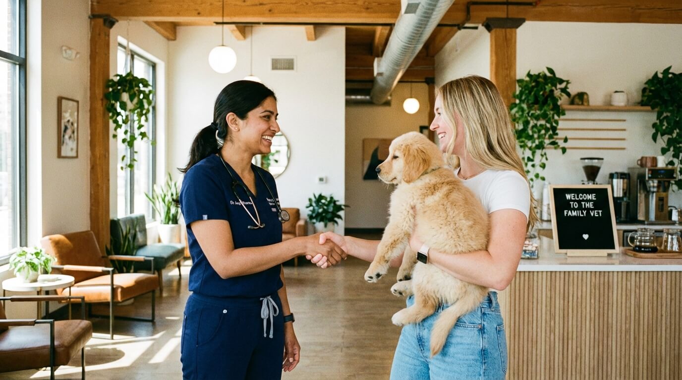 Nieuwe cliënten als dierenarts opvolgen: van eerste contact naar vaste klant