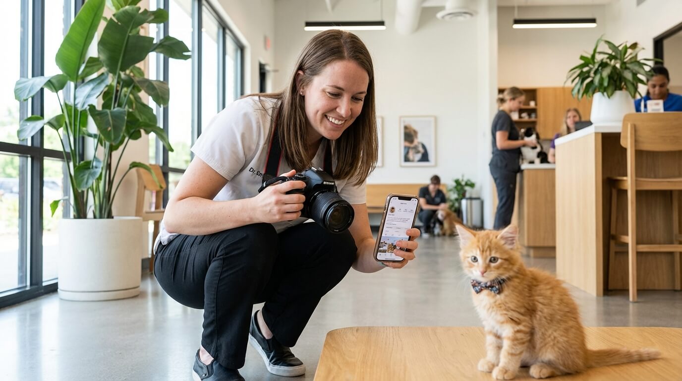Social Media voor Dierenartsen die liever Dieren Genezen (De "Luie Methode")