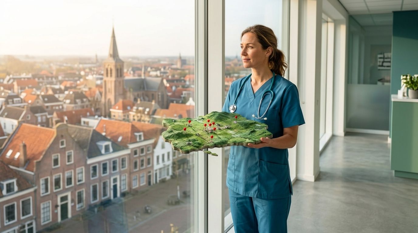 Lokale landingspagina per stad voor dierenartsen