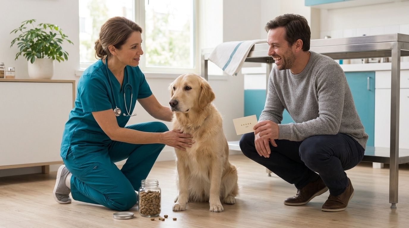 Wie vraagt de review in je dierenartspraktijk?