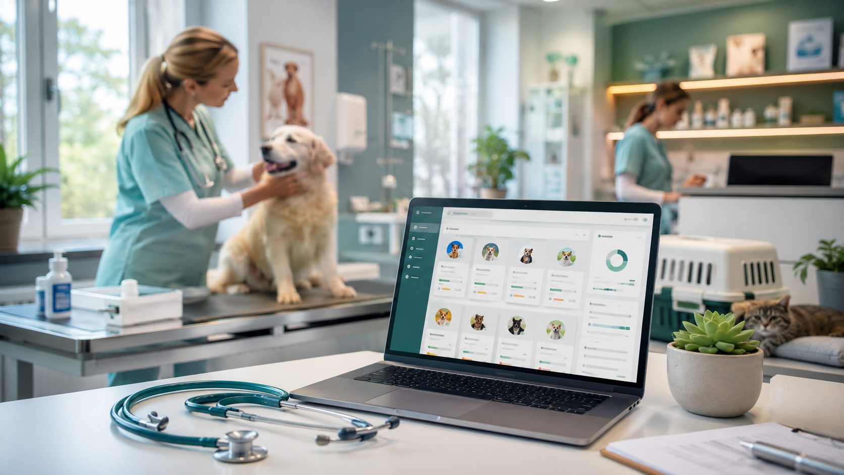 CRM dashboard voor dierenartsen — klantenbestand op één plek