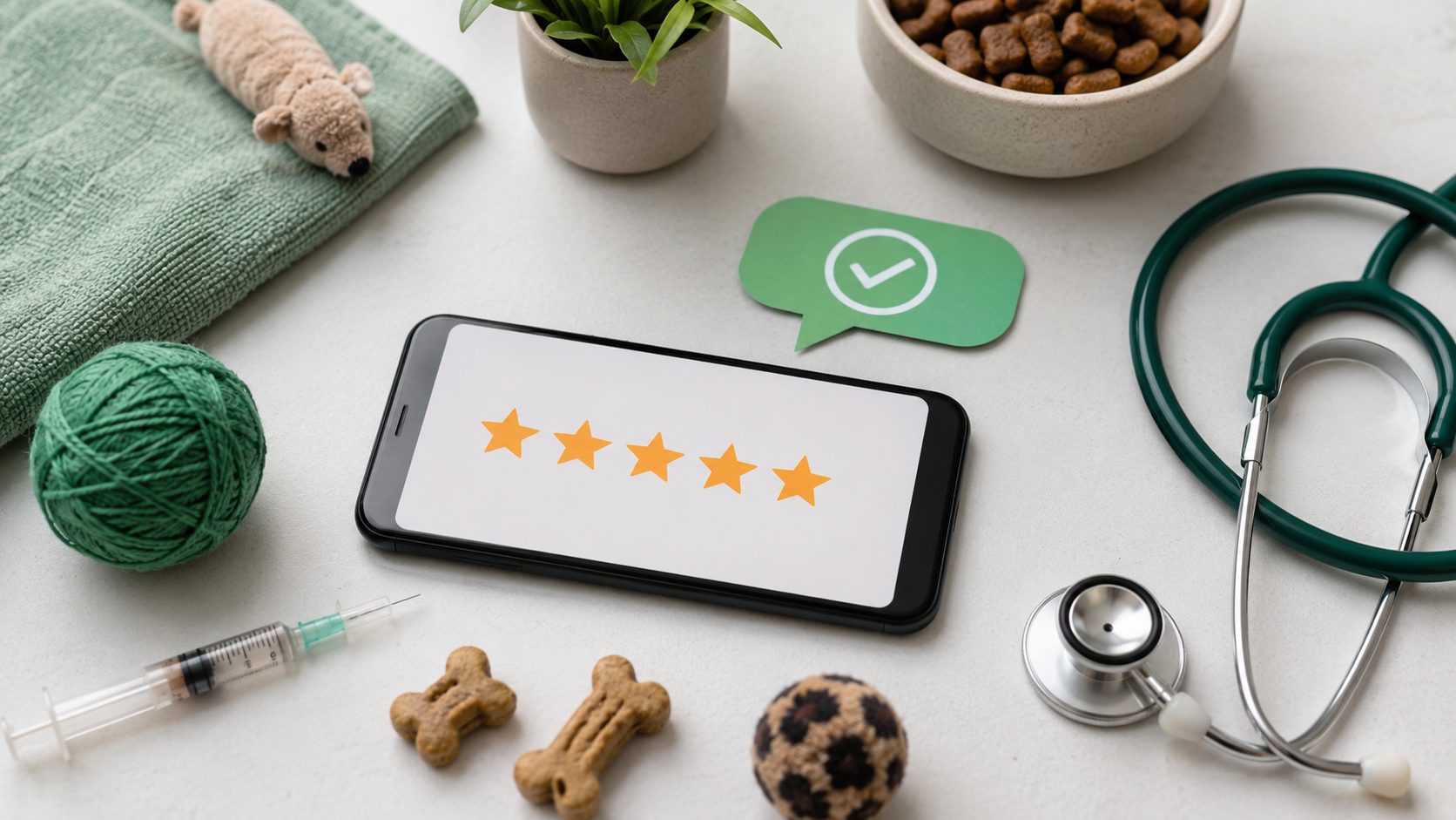 5-sterren reviews op smartphone
