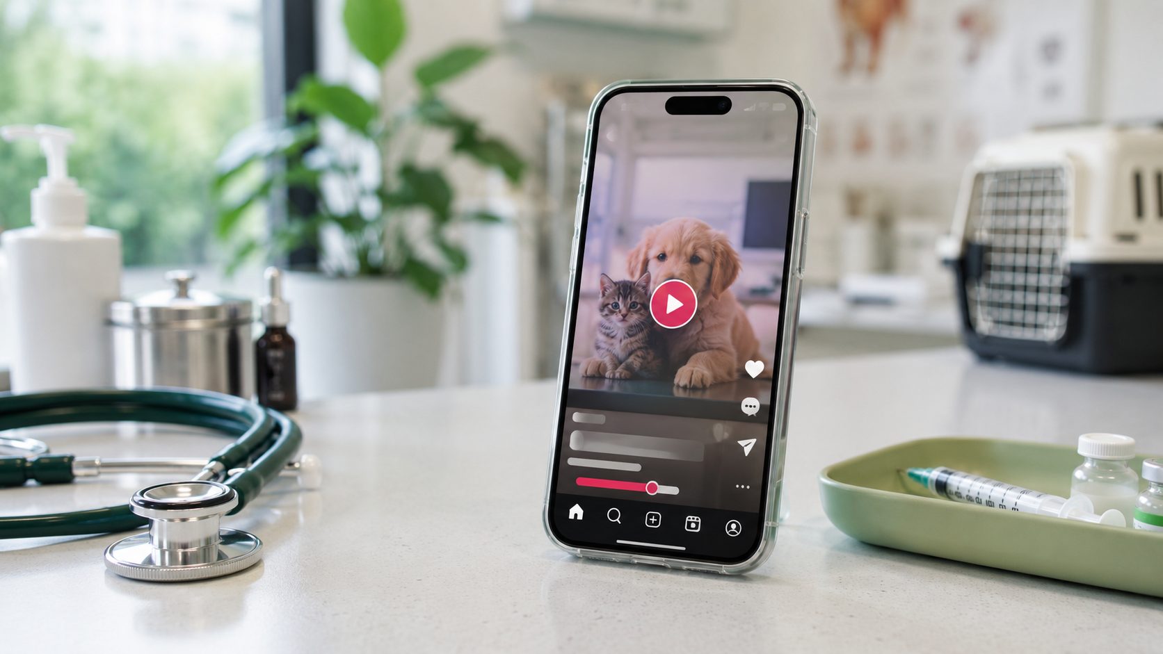 Instagram Reel voor dierenarts